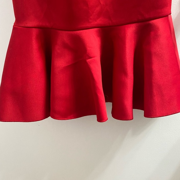 Express Strapless Red Mermaid Dress - Size: 4 - Picture 5 of 9